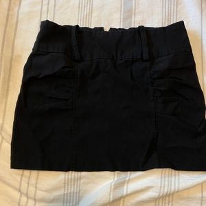 Black juniors miniskirt